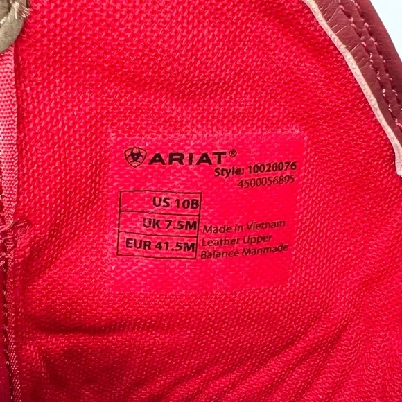 ***SOLD*** Ariat American Flag Western Cowboy Boots - Picture 7 of 7